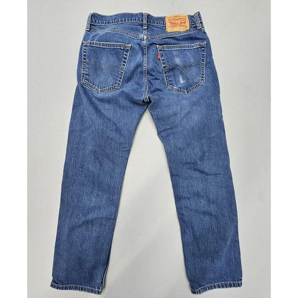 Levi Strauss 505 Red Tag Jeans Men's 32x30 Medium Blue Classic Fit Denim Pants
